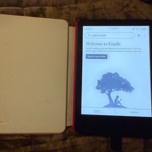 Amazon Kindle eReader - Black and Red